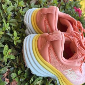 Hoka One One Bondi 8 Running Shoes- Orange